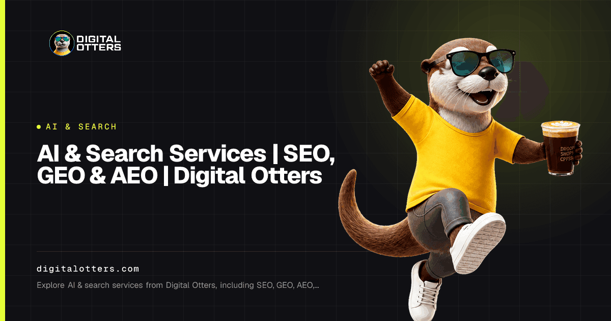 AI & Search Services | SEO, GEO & AEO | Digital Otters — Digital Otters share card