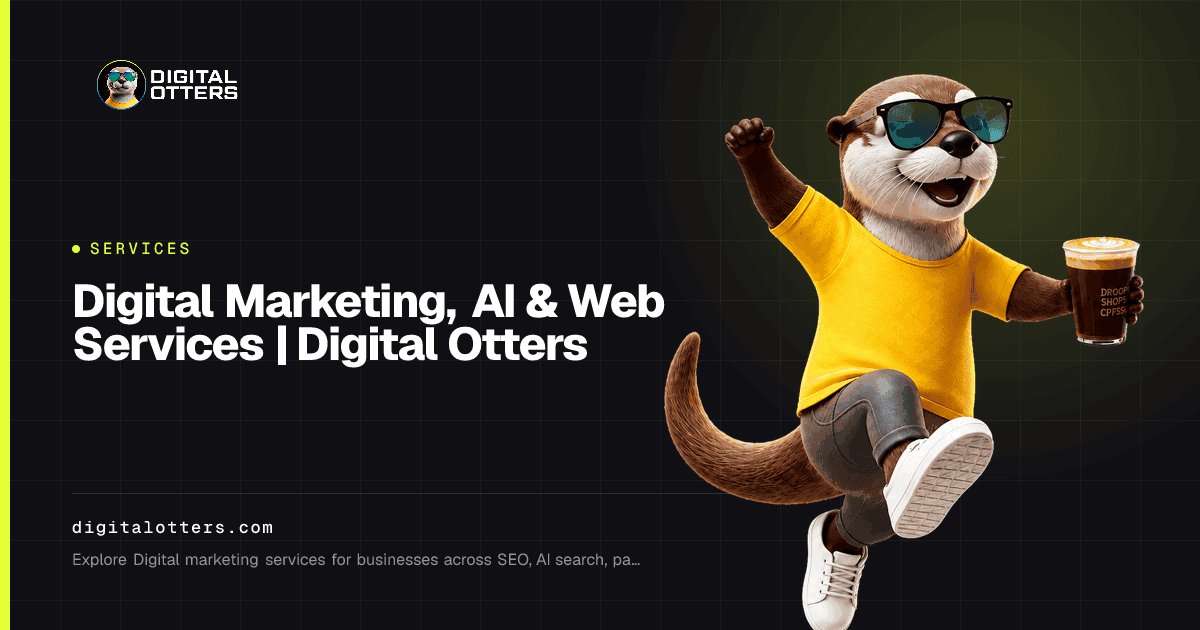 Digital Marketing, AI & Web Services | Digital Otters — Digital Otters share card