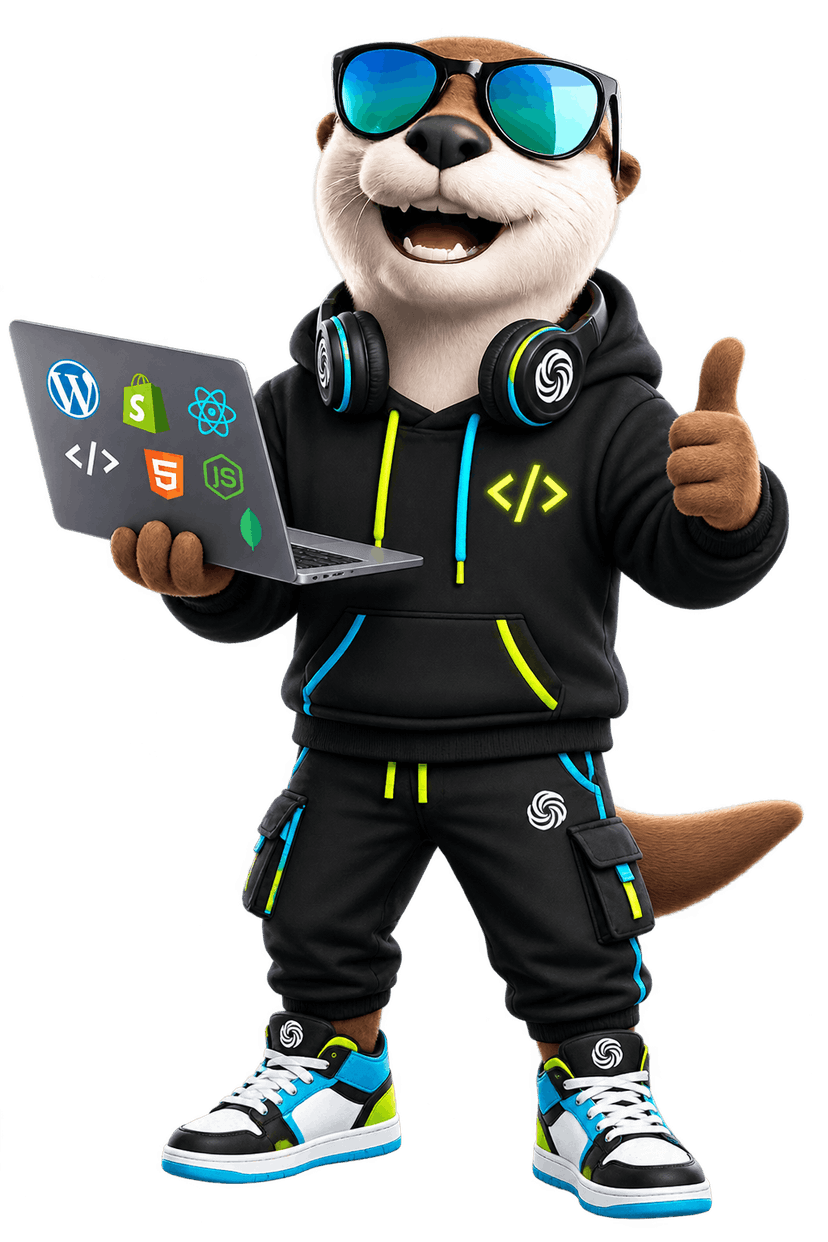 The Digital Otters developer mascot