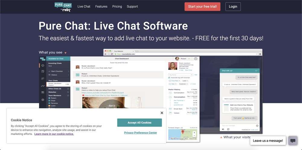 PureChat - Live Chat Software