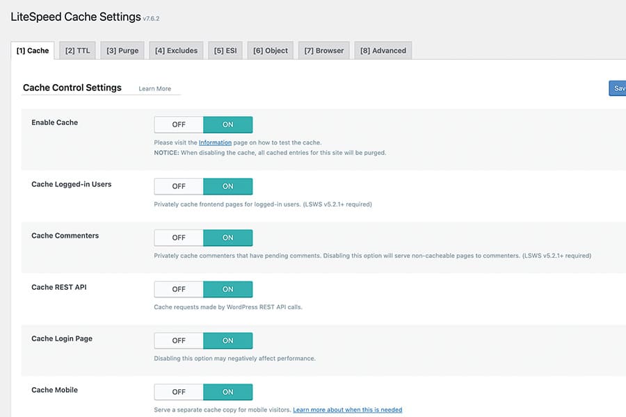 Lack of Caching (Browser Cache and Server Cache)