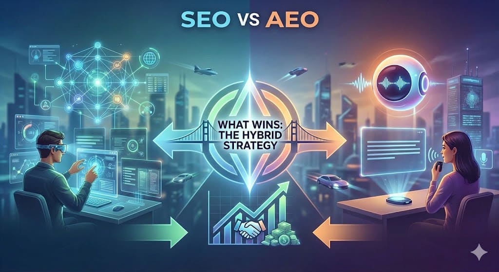 SEO vs AEO 2026: The Real Difference & What Wins for Businesses